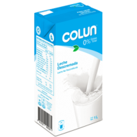 Leche colun descremada 1 litro