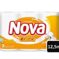Toalla nova clásica 12.5 mts 3 unidades