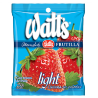 Mermelada watts ligth frutilla 250g