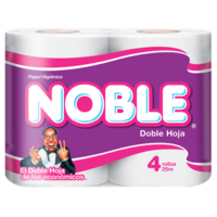 Papel higiénico noble 4 unidades 25 mts