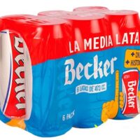 Cerveza becker lala 473cc pack 6 unidades
