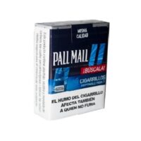Cigarrillos pall mall 20 azul cajetilla blanda