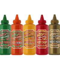 MOSTAZA-SALSA DE SOYA-AJI