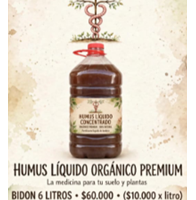 Humus líquido órganico bidón 6 Lts.